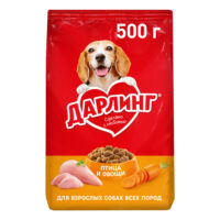 DARLING сух д/собак Птица/Овощи 1/12/500г (12557718)