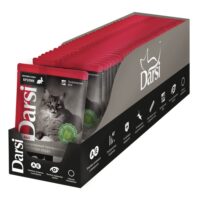 DARSI, Паучи для взрослых кошек, Кролик, кусочки в соусе, 85 г, 7827 (1*32)